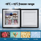 Devanti 31L Upright Freezer - Black
