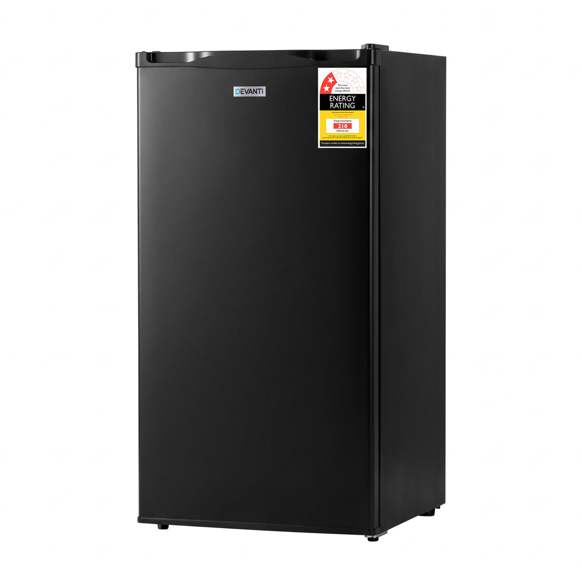 Devanti 81L Upright Freezer - Black - view 2