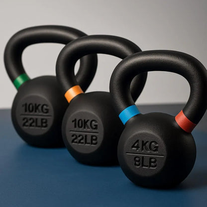 Curve Fitness Cast Iron Vinyl Kettlebell | 10kg