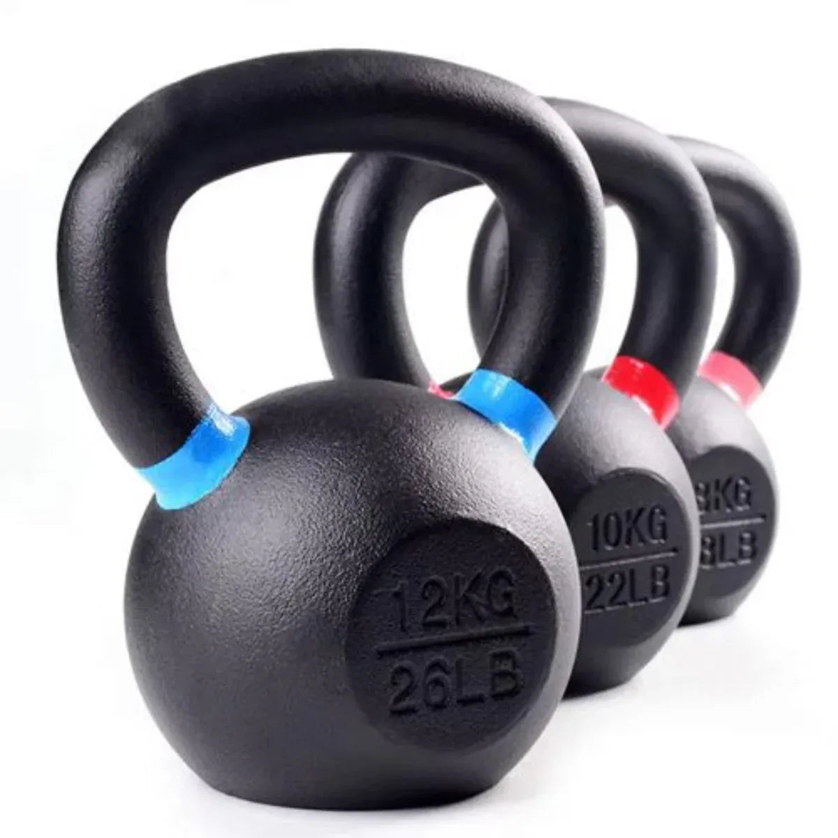 Curve Fitness Cast Iron Vinyl Kettlebell | 10kg