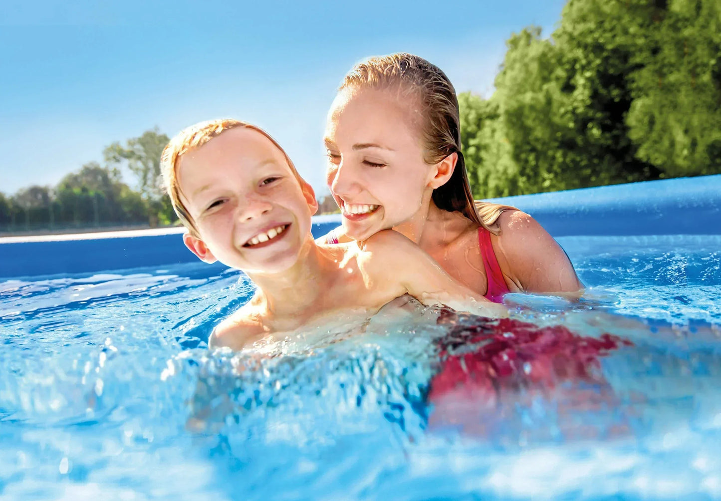 Intex 366x76cm Easy Set Pool - 12ft Inflatable Pool with Pump