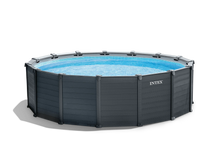 Intex 4.78m Graphite Grey Panel Pool - 1.24m Deep