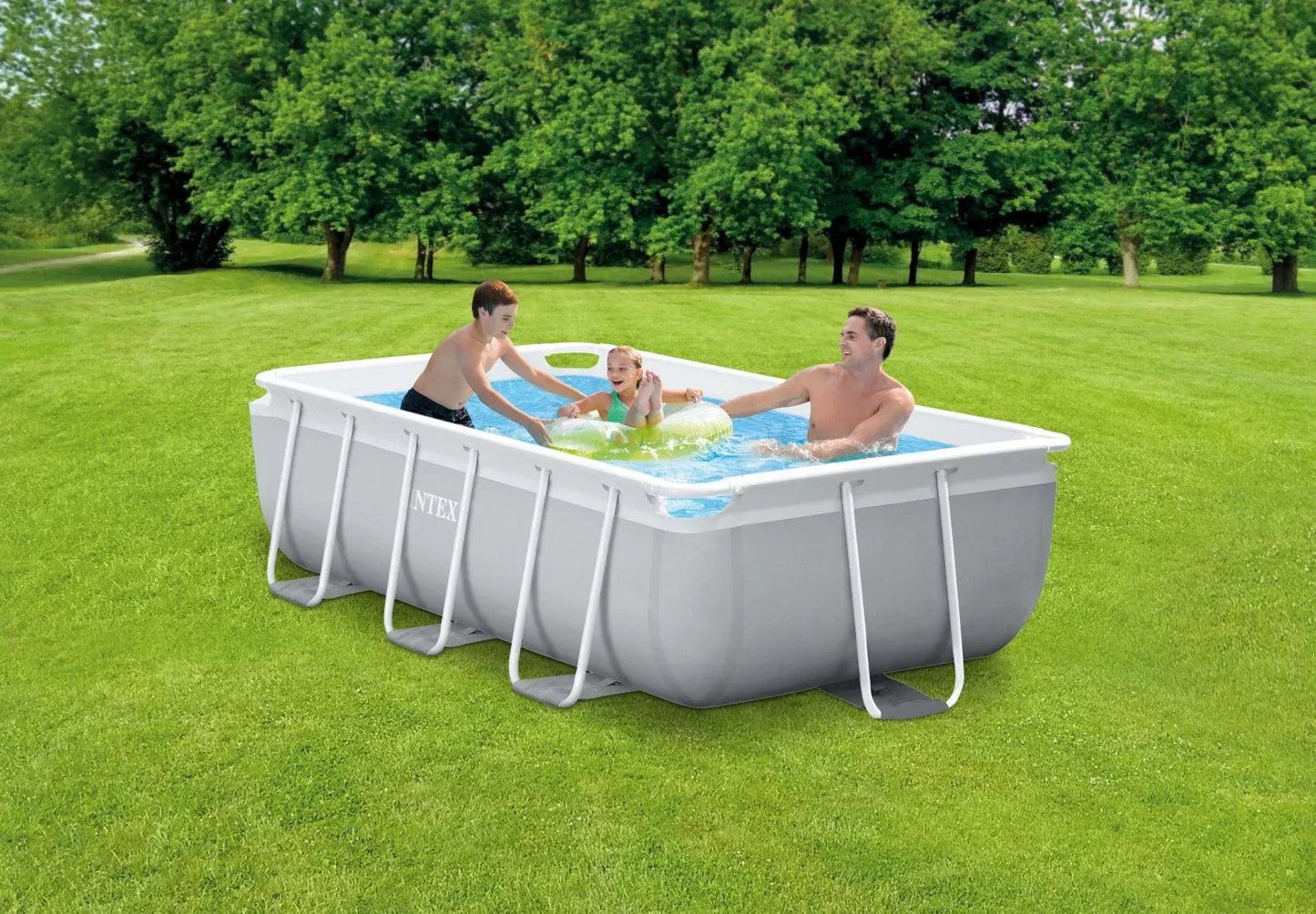 Intex 300x175x80cm Prism Metal Frame Pool - Rectangular 26784