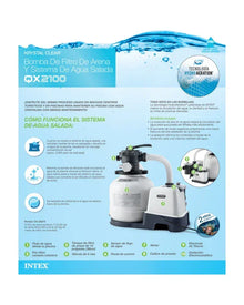 Intex Krystal Clear Sand Filter & Saltwater System - 26676