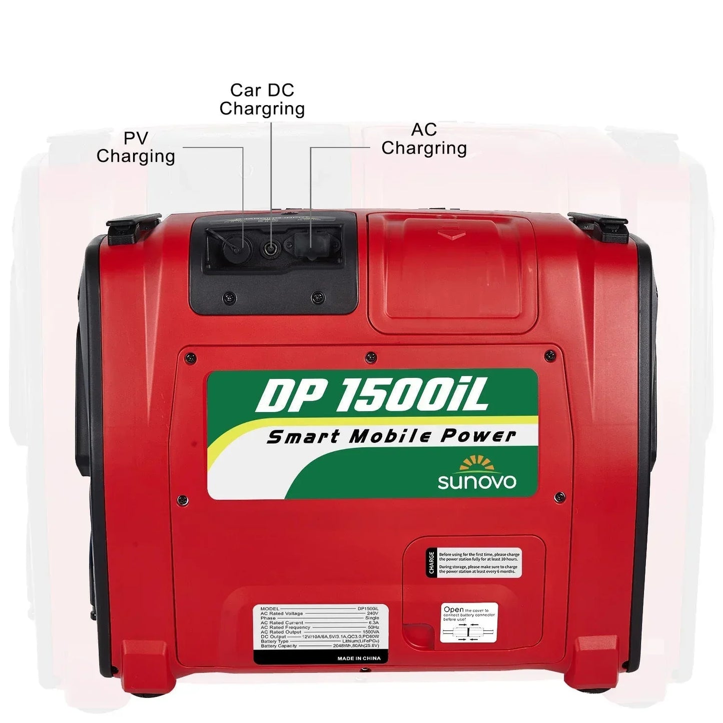 Samland 1500W Portable Power Station - Solar Inverter Generator