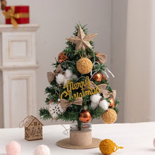 mini desktop Christmas tree, flocked pink Christmas tree, Christmas tree set, Christmas decorations, DIY Christmas tree, Christmas gift, office Christmas decor, festive tabletop tree - Christmas - Size 3
