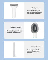 7-in-1 Pet Grooming Vacuum - Low Noise Hair Removal System