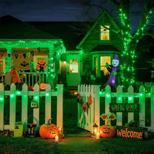 LED White Christmas Lights Outdoor, String Lights Plug in | Extendable, 8 Modes Christmas Tree Light, Timer, Durable, for Room Garden Patio Porch Wedding Christmas Halloween Decoration - Green - Size 20m 200-LED Light String with 3m Extension Cable