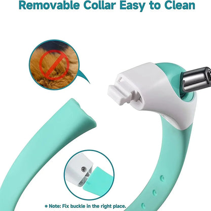 Automatic Laser Cat Collar Toy - Rechargeable Interactive Red Light