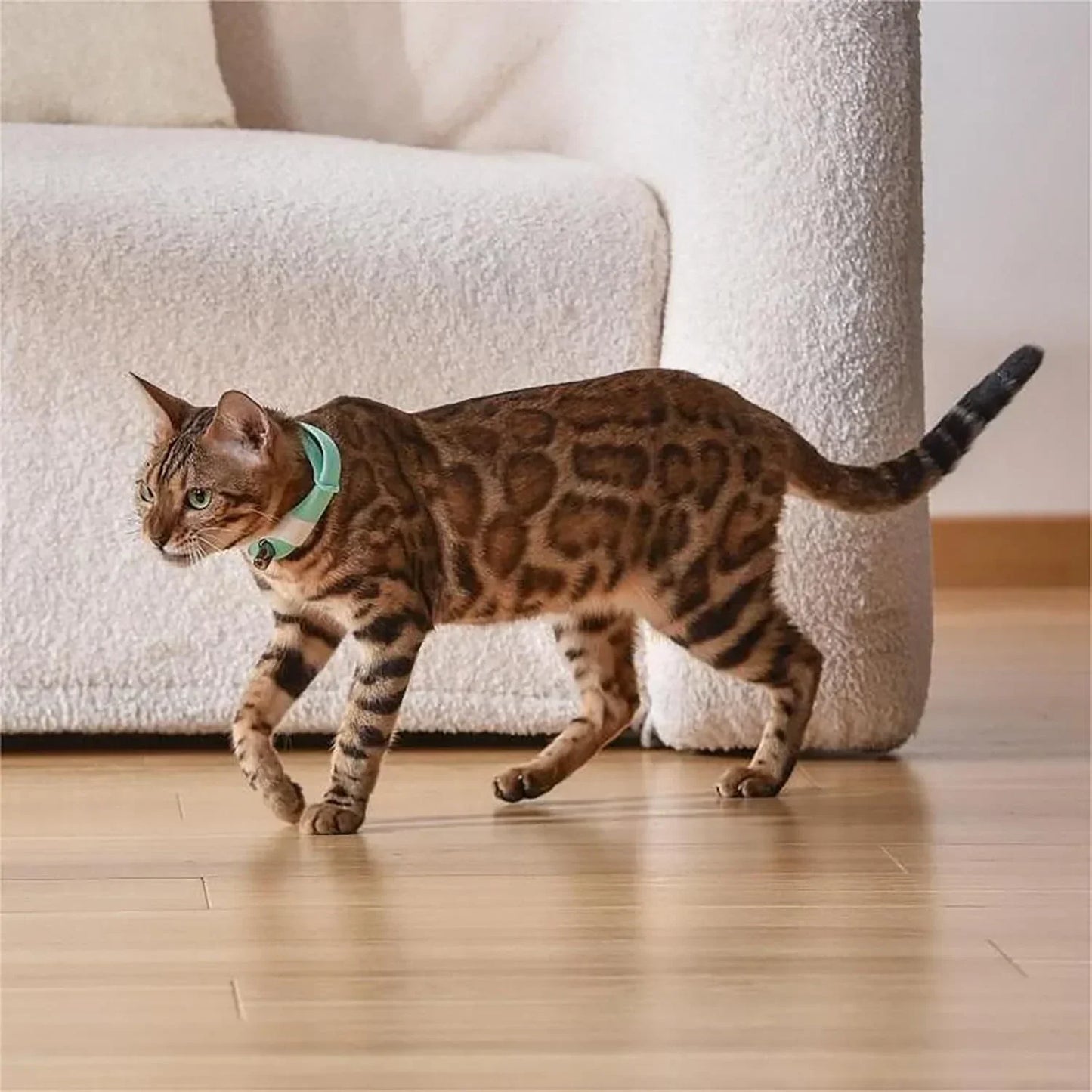 Automatic Laser Cat Collar Toy - Rechargeable Interactive Red Light