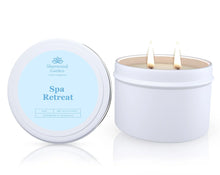Spa Retreat Soy Candle Tin 165g - Natural Scented Candle for Home Ambiance