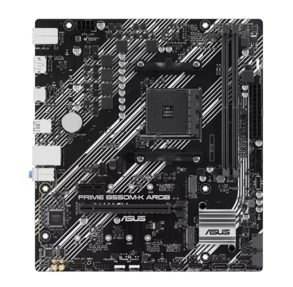 ASUS PRIME B550M-K ARGB Motherboard AMD AM4 DDR4 Micro-ATX
