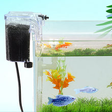 Slim External Aquarium Filter 3-Stage Filtration 250LPH 3W Adjustable Flow Nano Tank Up To 20L