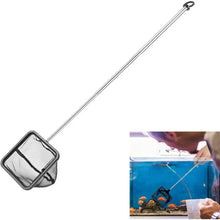 Aquarium Fish Net Telescopic 14-34cm Stainless Steel Foldable Mini