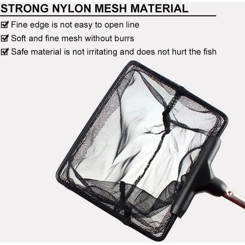 Aquarium Fish Net Telescopic 14-34cm Stainless Steel Foldable Mini
