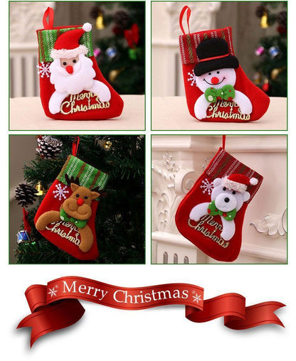 Legged Reindeer Oversized Christmas Stocking, Festive Hanging Gift Bag For Christmas Tree, 47*28cm