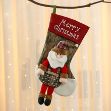 Legged Oversized Santa Christmas Stocking, Christmas Tree Hanging Ornament Gift Bag, 47*28cm
