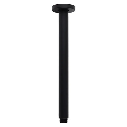 Rain Shower Head 16" 400mm Matt Black Stainless Steel WELS 3 Star Ceiling