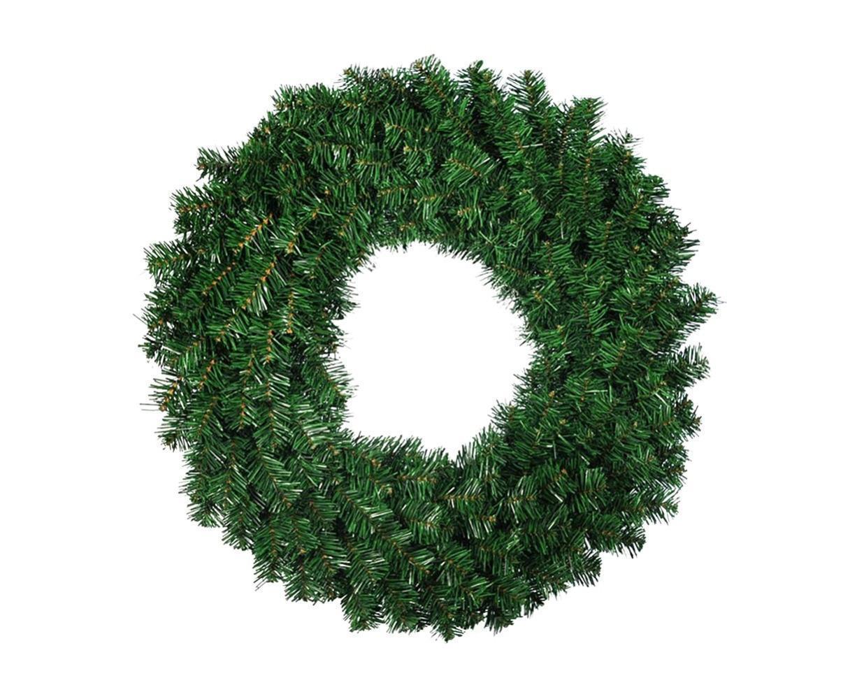 Christmas Wreaths for Front Door Outside, Wreaths for Christmas Decorations,12" Artificial Pine Christmas Wreath for Christmas Day Party - Green - 40cm
