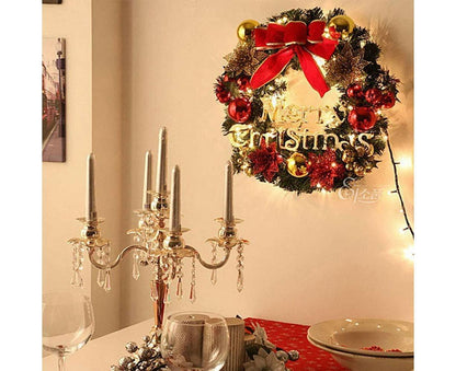 40cm Christmas Wreath, Christmas Decorations, Artificial Christmas Garland, Merry Christmas Ornament