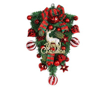 48cm Christmas Wreath, Christmas Decorations, Artificial Christmas Garland, Christmas Wall Elk Wreath