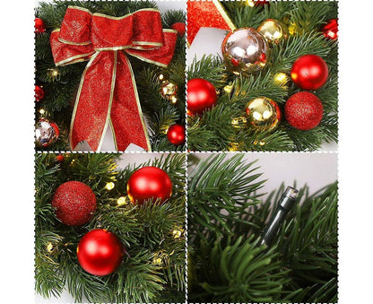 Christmas Wreath With Led And Gate Wreath Christmas Wreath Christmas Wreath Outdoor Christmas 30cm
