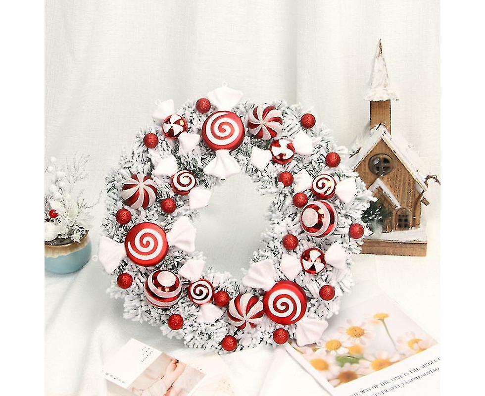 Christmas Wreath, Outdoor Christmas Wreath At The Front Door, Christmas Wreath, Christmas Party Decoration