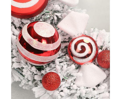 Christmas Wreath, Outdoor Christmas Wreath At The Front Door, Christmas Wreath, Christmas Party Decoration