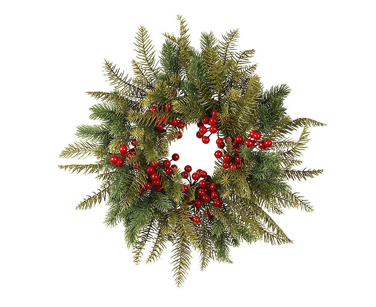 Red Berry Wreath Outdoor Christmas Wreath Christmas Fireplace Wreath Christmas Door Wreath Christmas Wreath Ornament 40x40cm