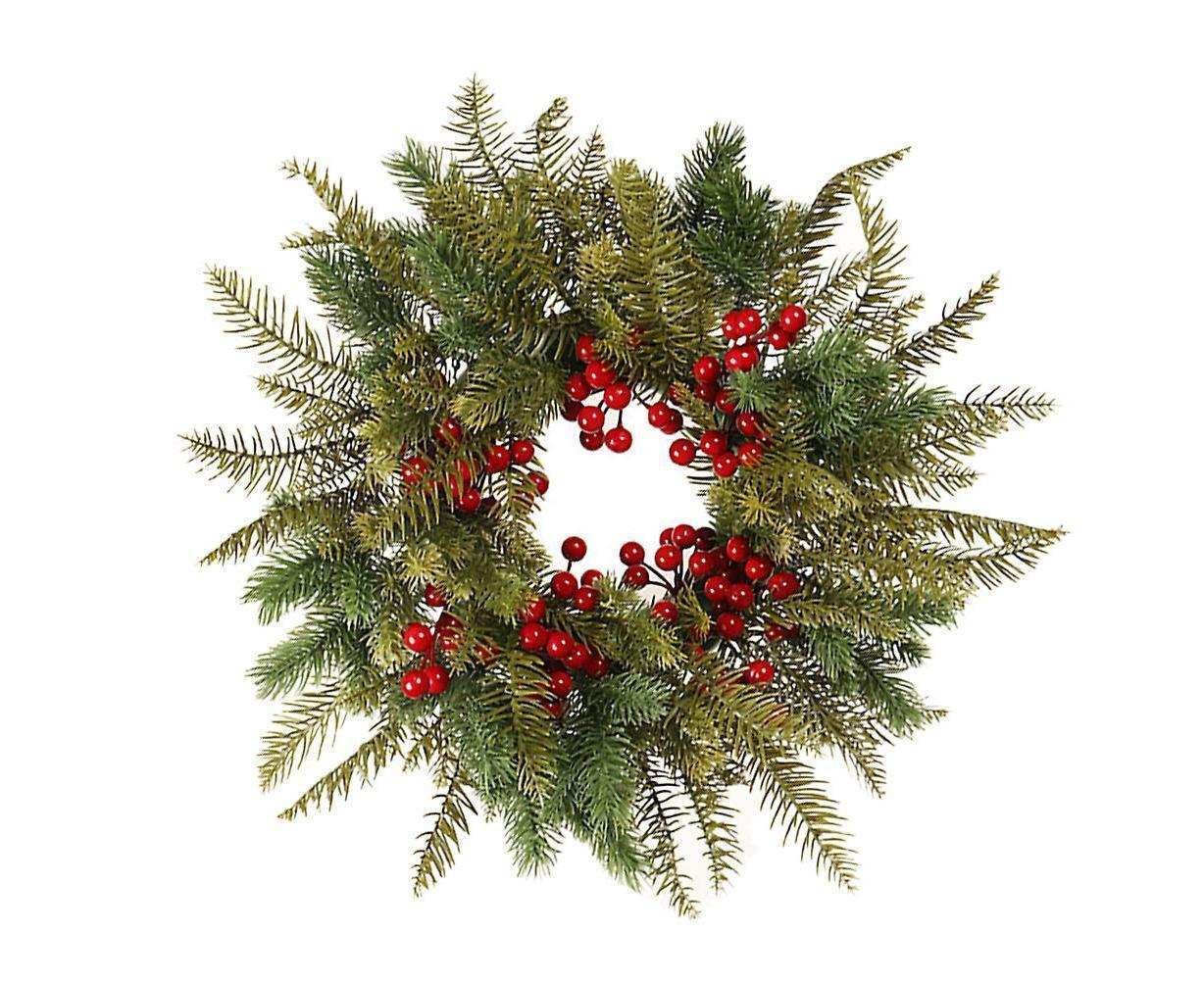 Red Berry Wreath Outdoor Christmas Wreath Christmas Fireplace Wreath Christmas Door Wreath Christmas Wreath Ornament 40x40cm