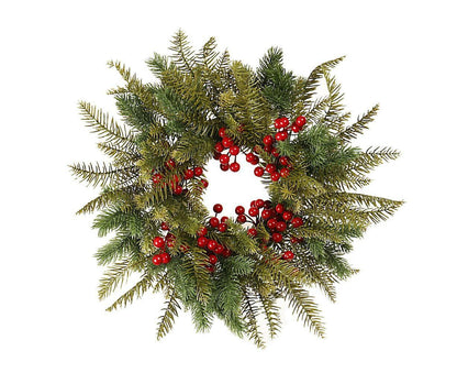 Red Berry Wreath Outdoor Christmas Wreath Christmas Fireplace Wreath Christmas Door Wreath Christmas Wreath Ornament 40x40cm