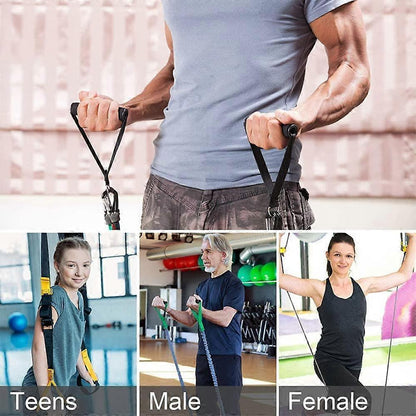 Resistance Band Grip Handles, 4 Pack