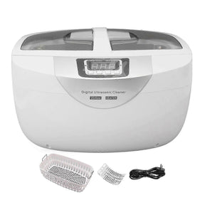 Digital Ultrasonic Cleaner 2500ml with Heater, Basket, and Power Cord