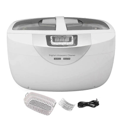 Digital Ultrasonic Cleaner 2500ml with Heater, Basket, and Power Cord