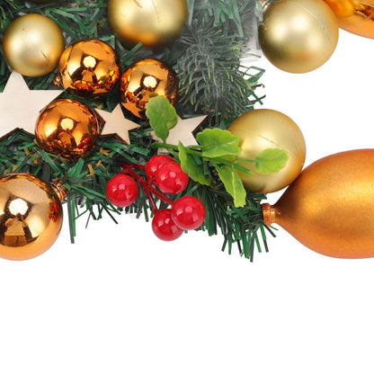 Christmas Wreath Handcrafted Exquisite Reusable Christmas Wreath Pendant Christmas Door Wreath for Fireplace Window