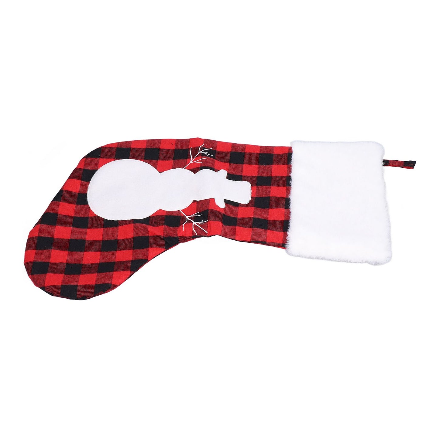 Christmas Stocking Gift Bags Cute Decals Large Capacity Exquisite Workmanship Brighter Color Large Christmas StockingSnowman