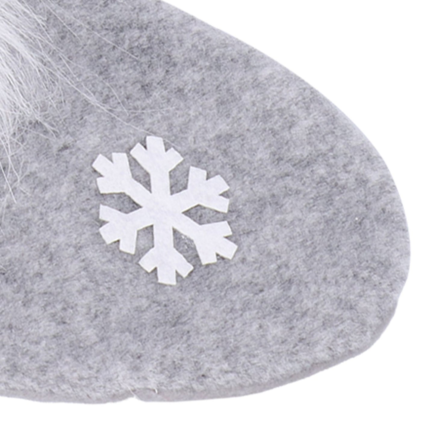 Christmas Stocking Christmas Tree Ornament Gift Bag Christmas Pendant Stocking for Home Party DecorationGray