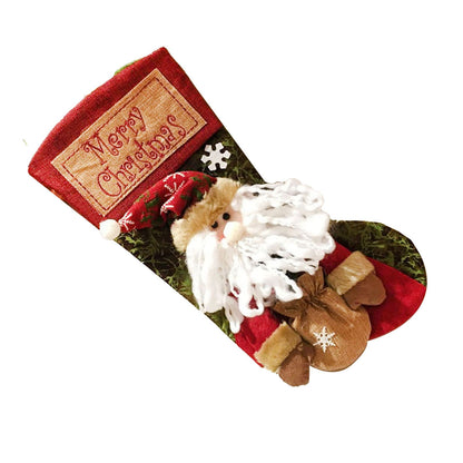 Christmas Stockings Exquisite Handcrafted Personalized Xmas Hanging Stocking for Gift Exchange Party Favor Old Man