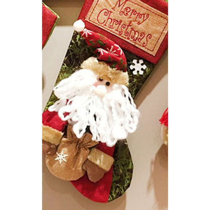 Christmas Stockings Exquisite Handcrafted Personalized Xmas Hanging Stocking for Gift Exchange Party Favor Old Man