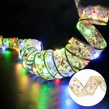 Christmas Fairy Lights Ribbon Christmas Lights Battery Operated String Lights Christmas Tree Christmas Party Holiday Indoor Outdoor Decoration