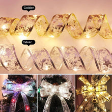 Christmas Fairy Lights Ribbon Christmas Lights Battery Operated String Lights Christmas Tree Christmas Party Holiday Indoor Outdoor Decoration