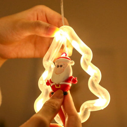 LED Fairy Curtain Lights Star Christmas Tree Shaped Bulbs USB 3m Warm White