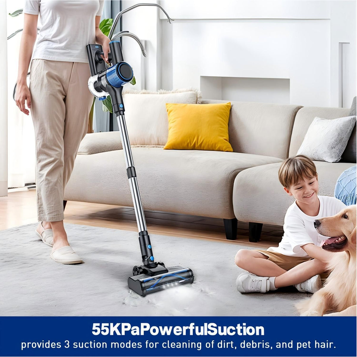 SuXiangVac 55kPa Cordless Stick Vacuum 8-in-1 - 1.5L - view 2