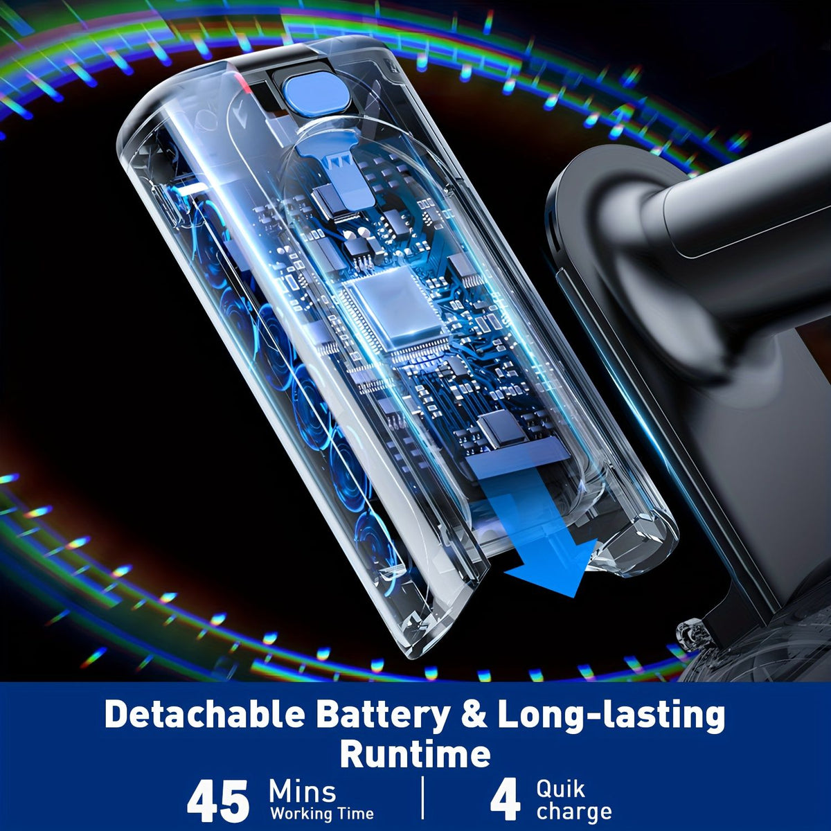 SuXiangVac 55kPa Cordless Stick Vacuum 8-in-1 - 1.5L - view 6