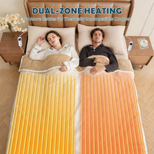 Heated Mattress Pad - Bedding Electric Blanket with 9 Heat Setting & 9-Hour Auto Off, Heated Mattress Pad-Machine Washable Fully Fitted Heating Pad with Overheat Protection , 800GSM Non Woven Fabric-fitted sheet cover(King Single)