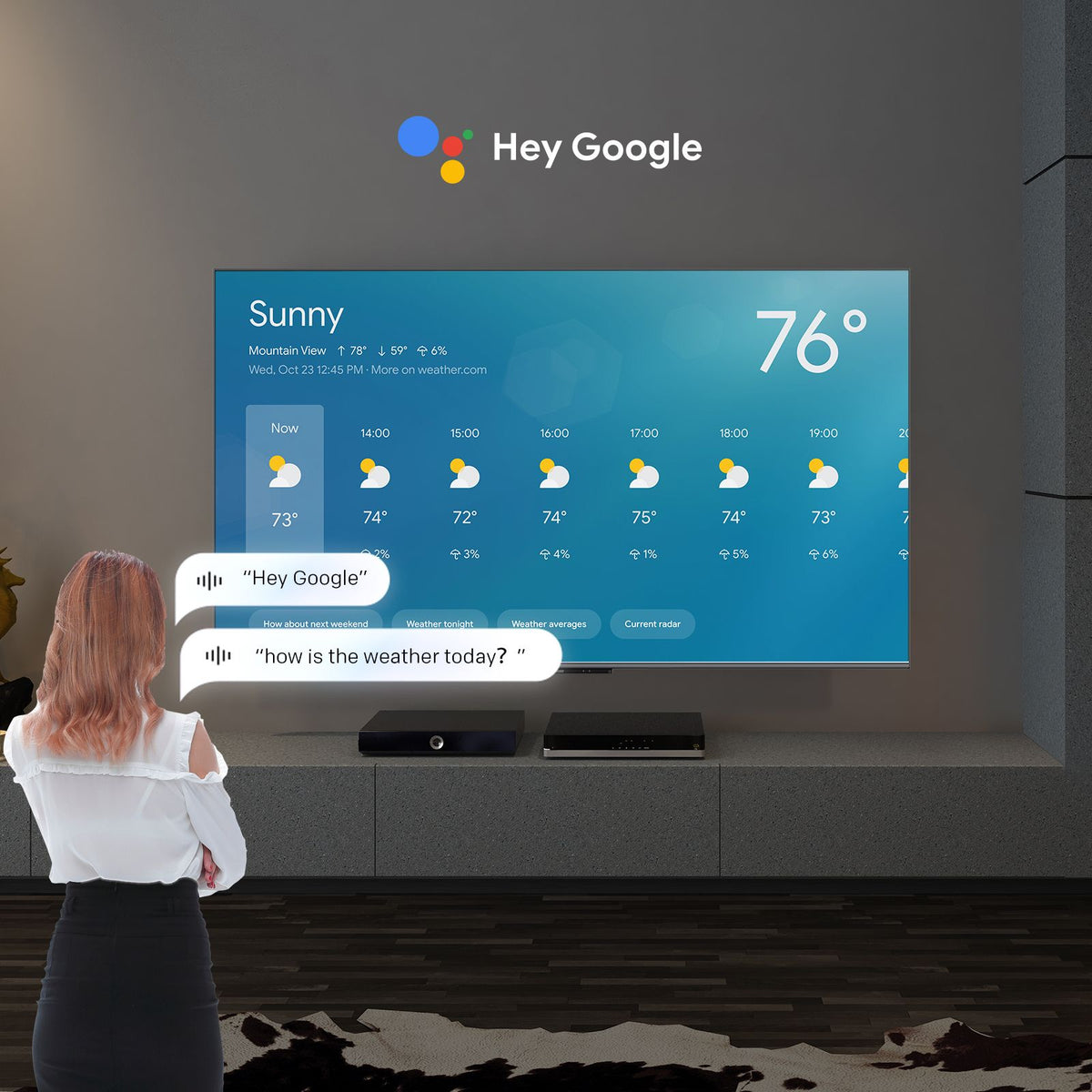 SKYWORTH Q7700G Google TV with 3 HDMI ports, 2 USB ports and Bluetooth 5.1