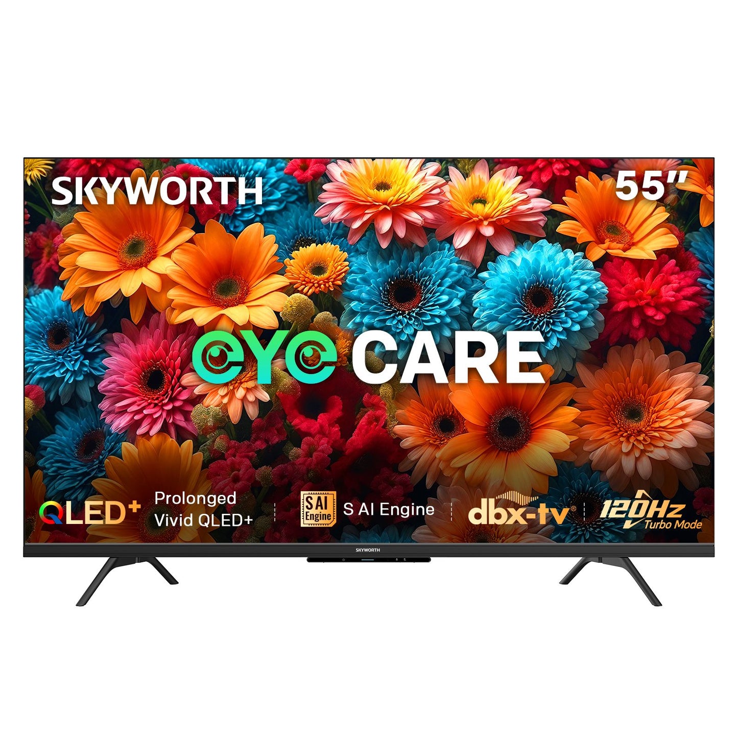 SKYWORTH Q6600H 55" - QLED+ 4K Smart Google TV