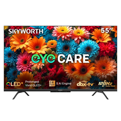 SKYWORTH Q6600H 55" - QLED+ 4K Smart Google TV