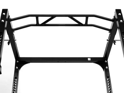 Height adjustable J-hooks on the H-0076 power cage with attachment