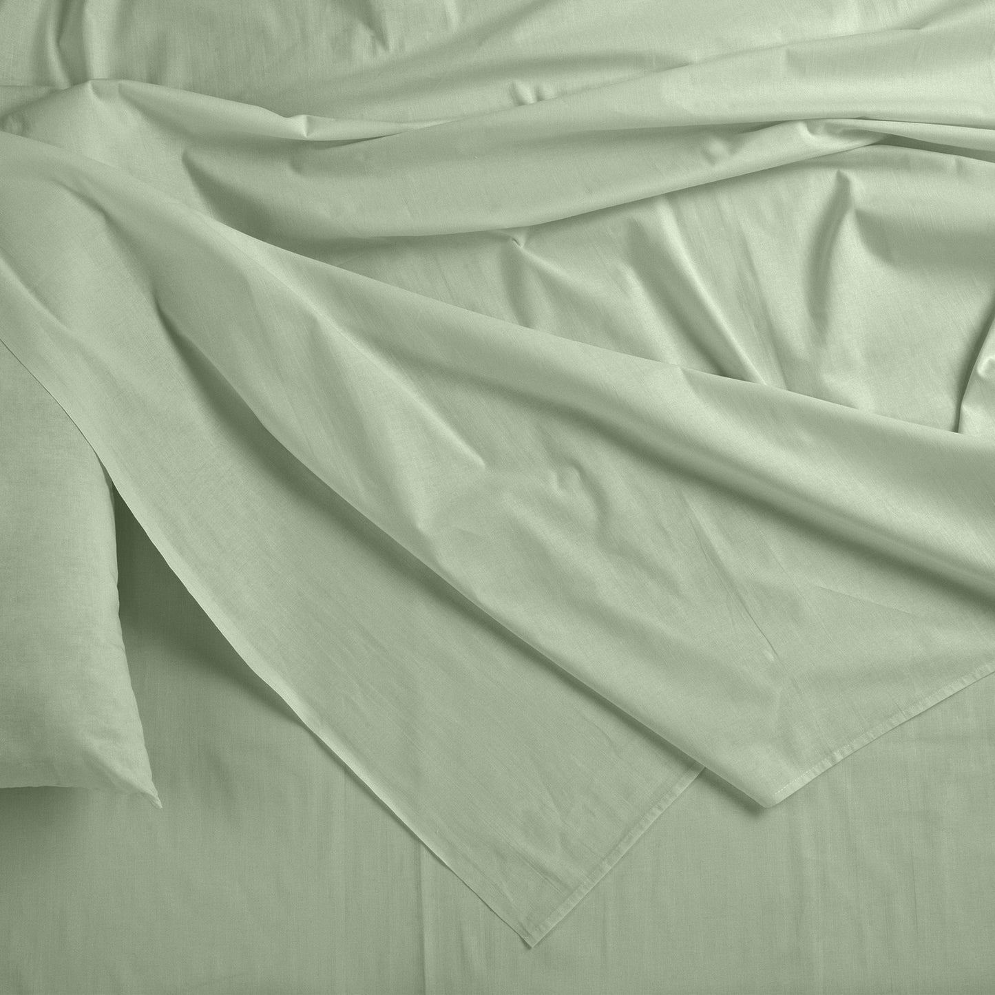 Bamboo Sheet Set Queen 1000TC 40% Bamboo 60% Microfibre Sage Green
